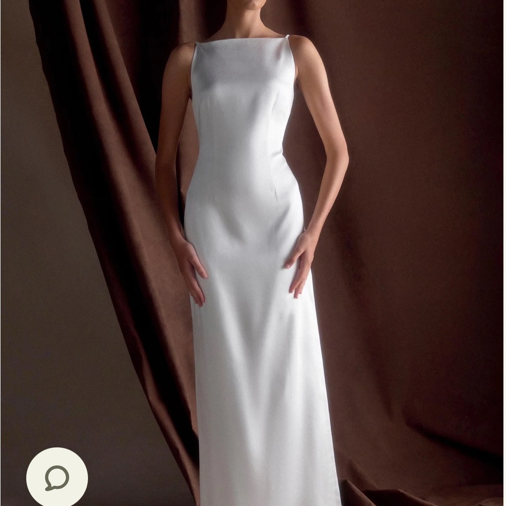 Meshki Elegant White Wedding Dress